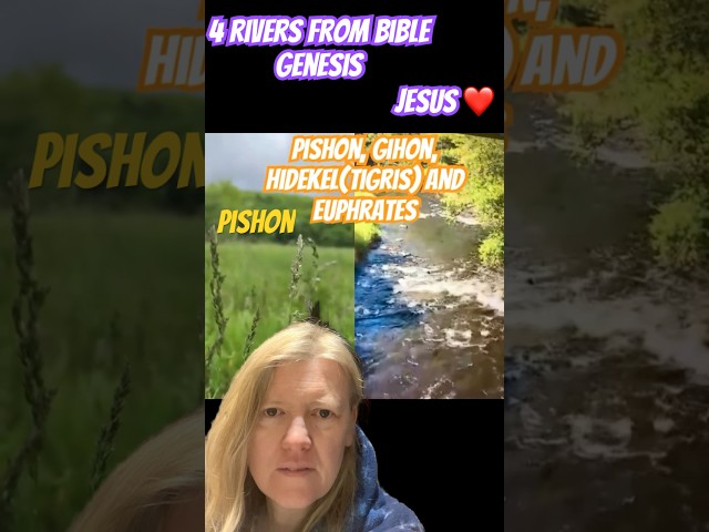 Genesis. Four rivers. From Eden. @Religioustides  Bible Jesus #nature #water #bible #shorts