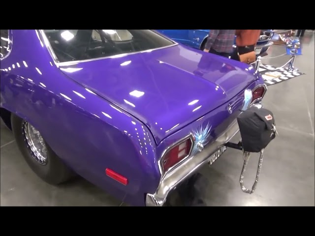 1974 Plymouth Duster Pro Street Dreamgoatinc Hot Rod Custom and Classic Muscle Car 4K Video