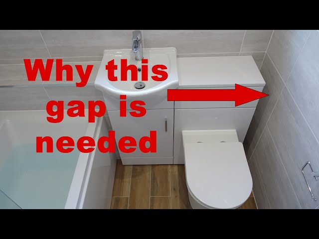 Designing a Bathroom Correct Vanity Toilet Position