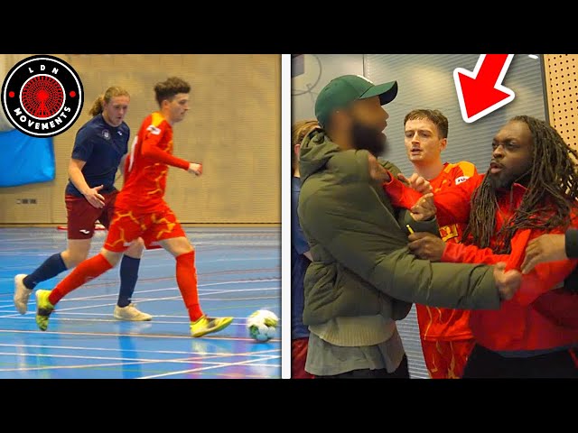 I Played in a PRO FUTSAL MATCH & I Had a FIGHT! (4 RED CARDS)