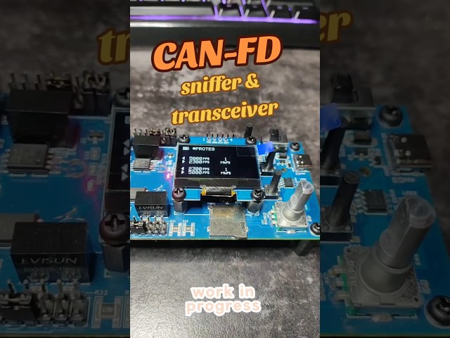 CAN-FD transceiver 🔥 #workinprogress  #can #automotive