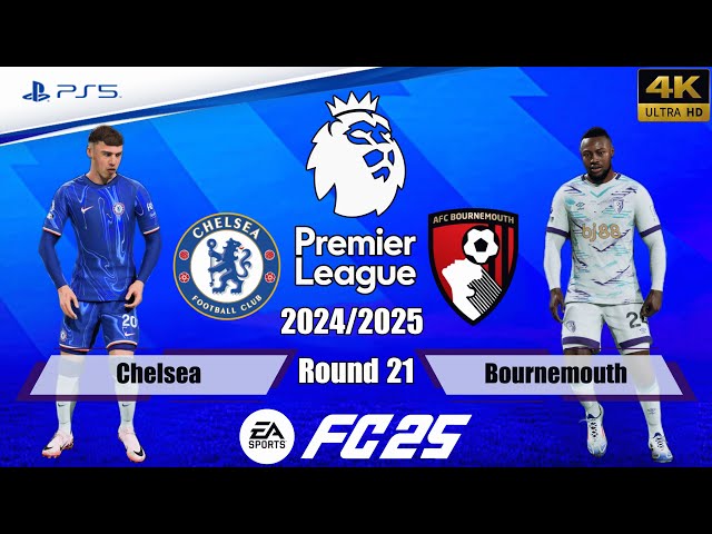 FC 25 - Chelsea vs. Bournemouth | Premier League 24/25 | Full Match | PS5™[4K]