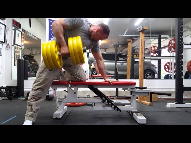 160 lb dumbbell rows