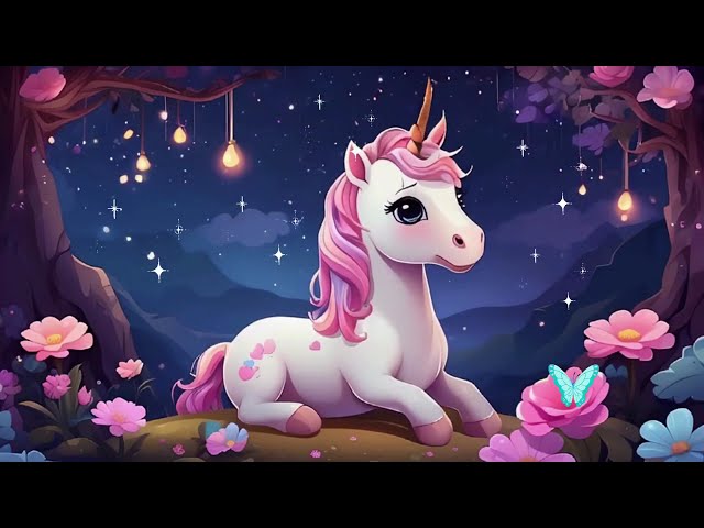 Soft Baby Music💞Unicorn Lullaby🌙Fall Asleep Fast 💤 Sweet Dreams Sleep Music🎶🌿 Peaceful Lullabies🎵💖