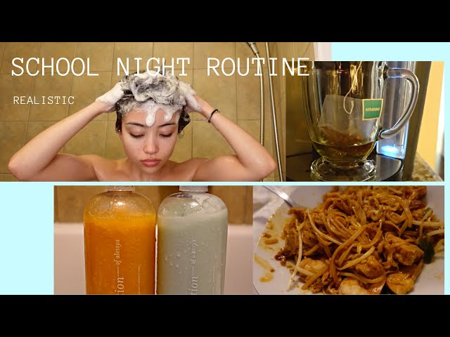 MY HIGH SCHOOL NIGHT ROUTINE | realistic