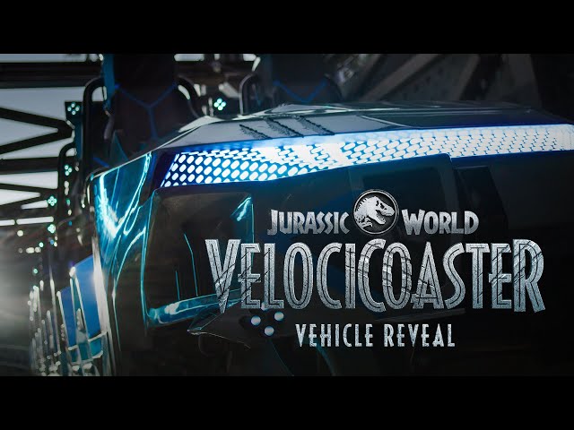 FIRST LOOK: Jurassic World VelociCoaster Ride Vehicle