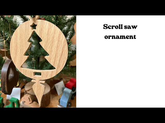 Make Your Own Christmas Tree Ornaments On the Scroll Saw