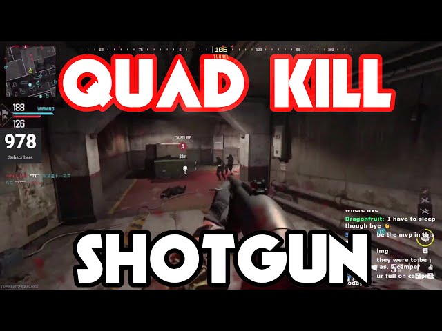 Quad kill with shotgun less goo