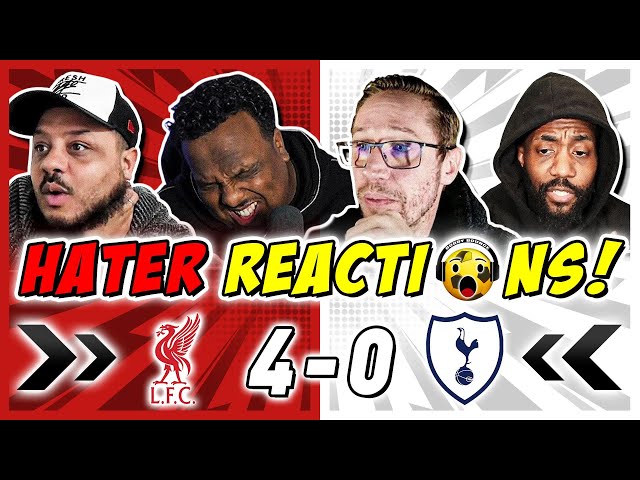 LIVERPOOL RIVALS & HATERS GUTTED 🤣 REACTION TO LIVERPOOL 4-0 TOTTENHAM | CARABAO CUP FAN REACTIONS