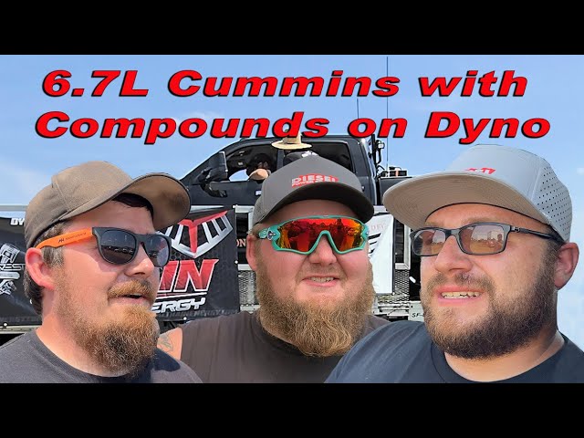 6 7 Cummins with Compounds on the Dyno