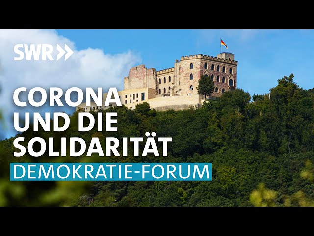 Wir oder Ich – Wie gelingt Solidarität? | Demokratie-Forum aus dem Hambacher Schloss