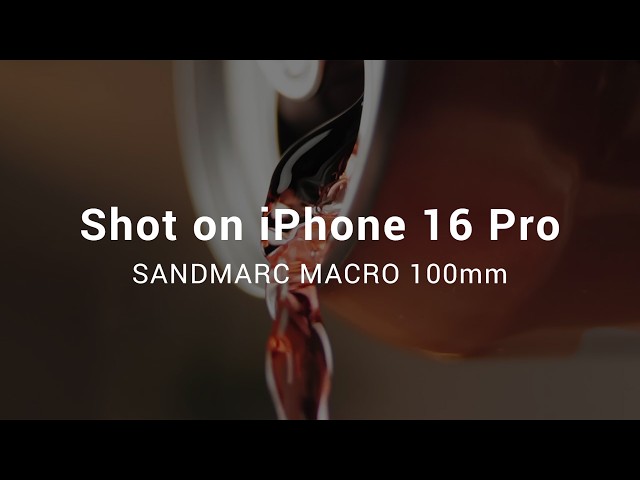 iPhone 16 Pro + SANDMARC Macro Lens | Cinematic 4K