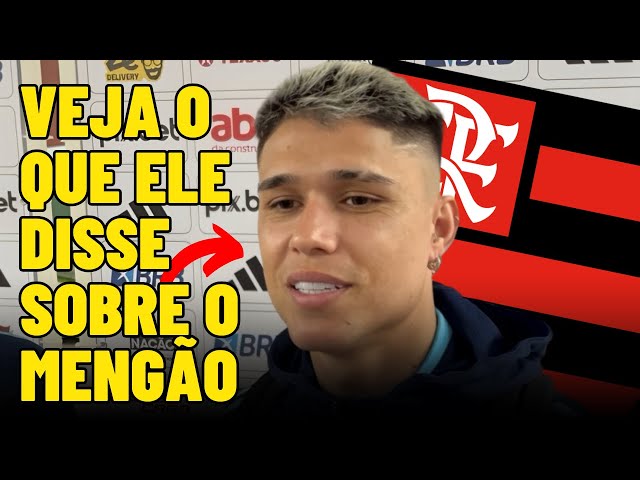 LUIZ ARAÚJO  SE DECLARA AO FLAMENGO E ABRE O JOGO SOBRE JUNINHO