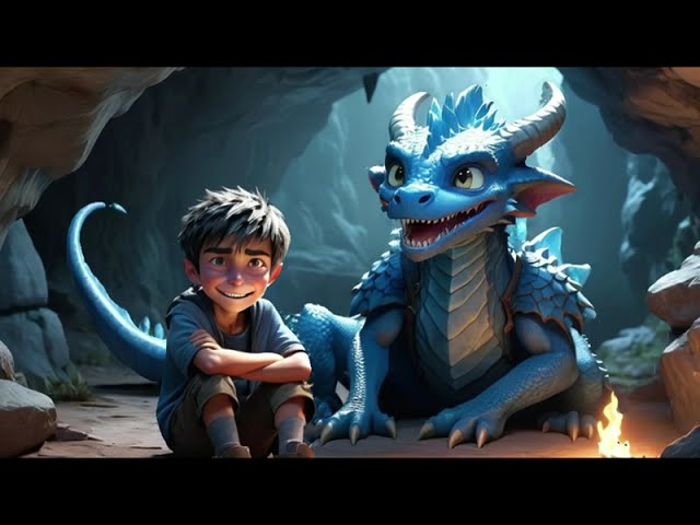 Leo and The Lonely Dragon | Kids bedtime story | Short video | AI animation