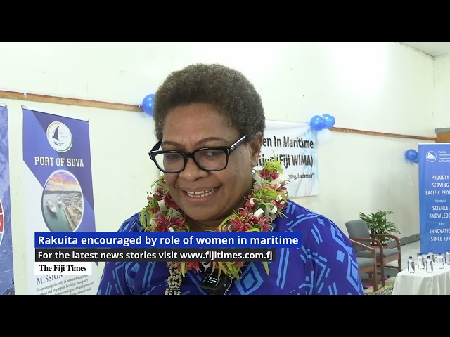 Rakuita encouraged by role of women in maritime