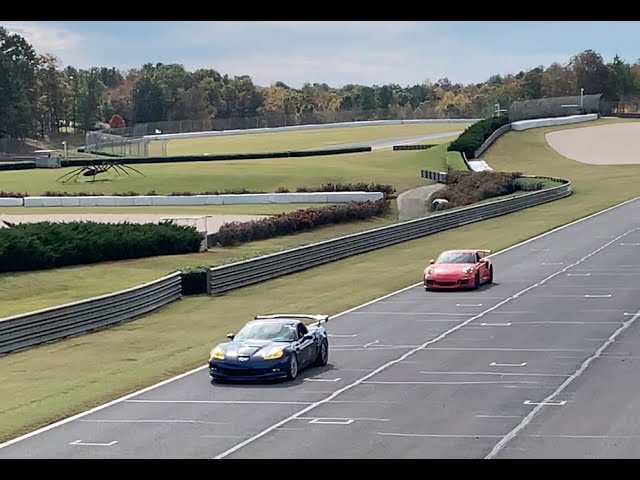 Barber MSP fun Red Group, 360 video. Porsche GT3RS, started moving from lap 3.