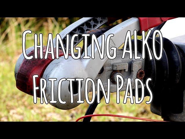 How to change ALKO Hitch friction pads