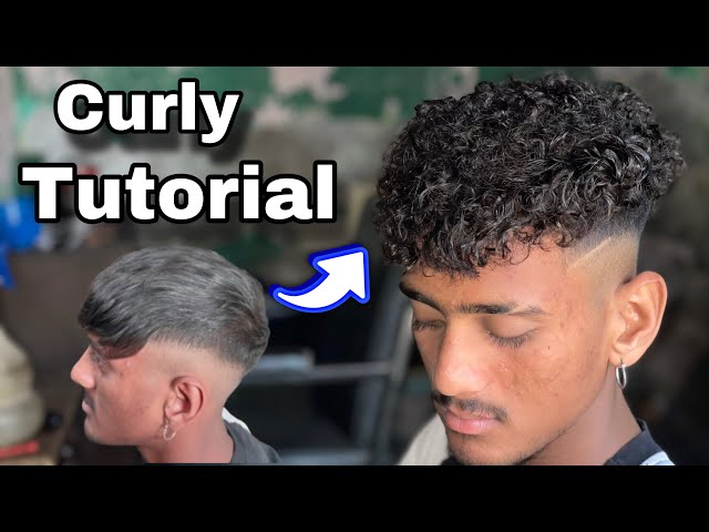 How to Perming on Mens Hair || hair curly Kaise kare || Hair Perming || how to ||