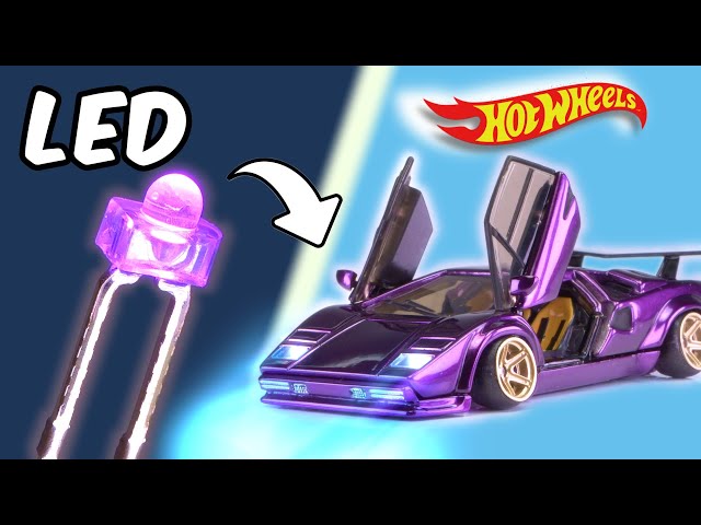 How to put LED Lights into Hot Wheels Cars?