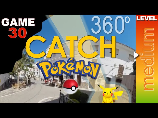 Catch Pokemon! Game 30 (medium difficulty)