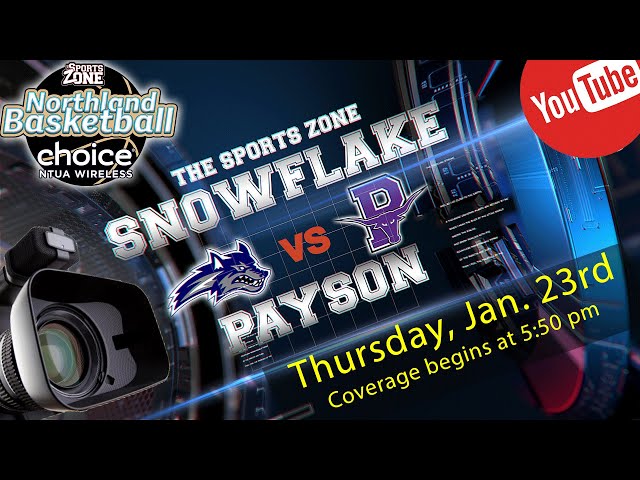 Northland Basketball Boys - No. 12 Snowflake Lobos vs No. 16 Payson Longhorns