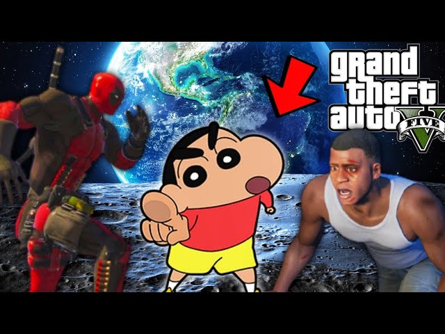 GTA 5 : SHINCHAN AND FRANKLIN saved the WORLD from DEADPOOL | PART 5 (ENDING)