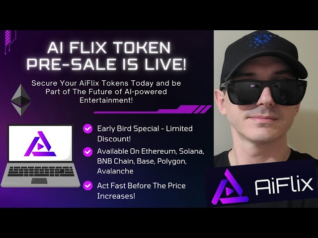 $AIFLIX - AIFLIX TOKEN PRESALE CRYPTO COIN HOW TO BUY AI FLIX ICO ETH ETHEREUM BLOCKCHAIN UNISWAP