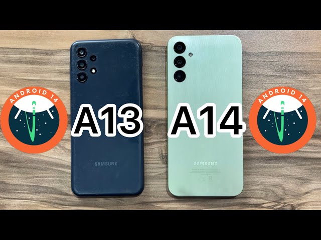 Samsung Galaxy A13 vs Samsung Galaxy A14 / OneUI 6 - Android 14