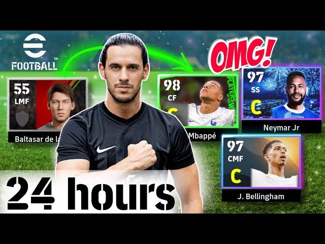 WHAT can you achieve in UNDER 24 HOURS in eFootball WITHOUT COINS? 🥼🧐🧪