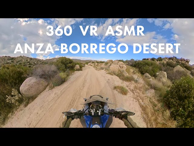 360° POV Adventure Motorcycle Ride (No Talking) in the Anza-Borrego Desert - Ride a BMW R1250-GSA