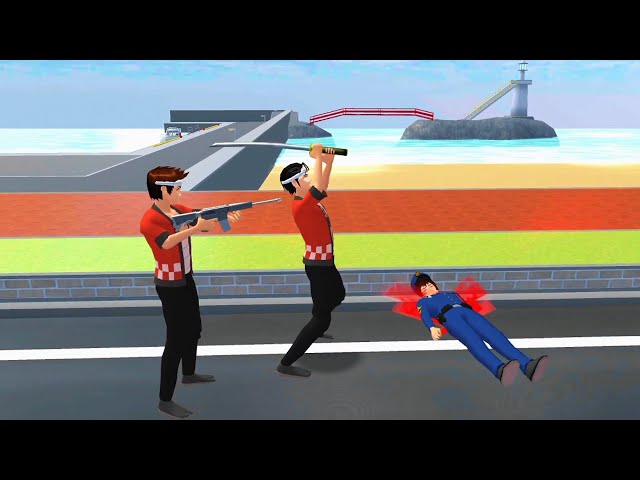 Para perampok membunuh polisi itu😭🥷||#sakuraschoolsimulator #sss #shorts #trending #newupdate #viral