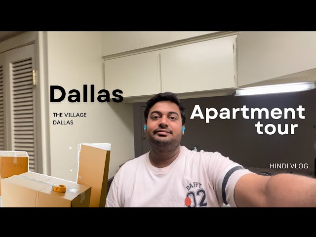 Indian Student's Apartment Tour in Dallas | International Student Life | SMU