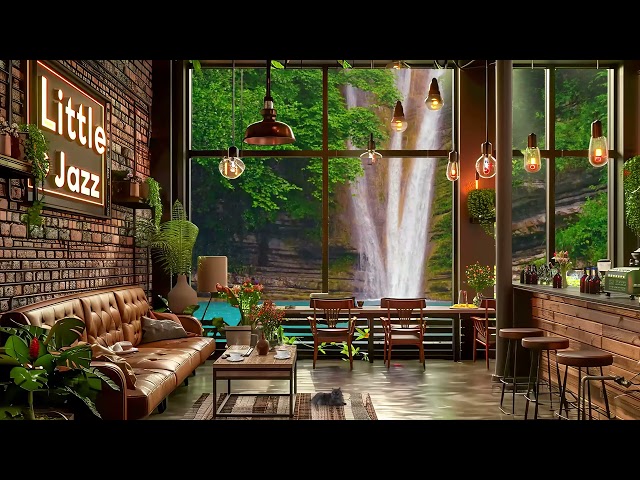 Spring Jazz Music & Morning Coffee Shop Ambience ☕ Happy Jazz Music for Working, Studying, Relax