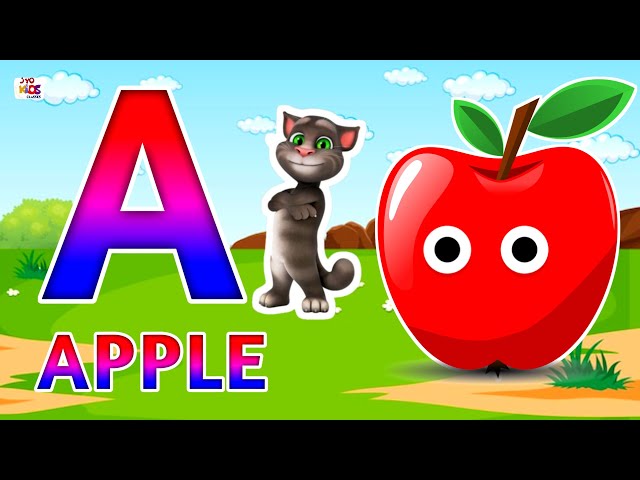 Phonics Song 2 with TWO Words in 3D - A For Airplane - ABC Alphabet Songs with Sounds for Children