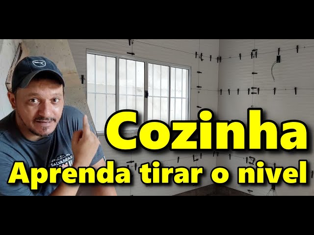 Revestimento para cozinha. Aprenda a tirar o nível para começar o assentamento