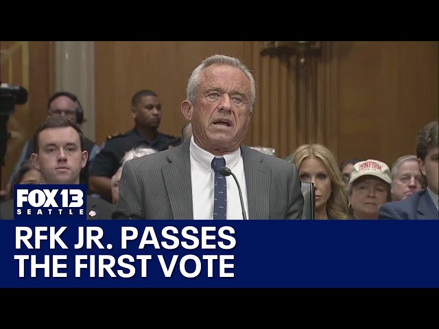 RFK Jr. passes first vote in confirmation process