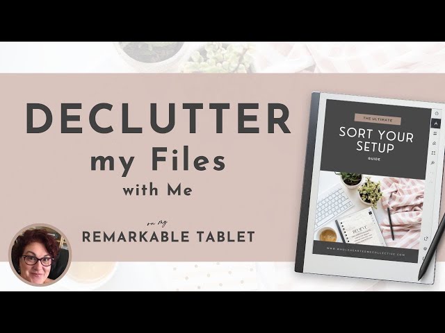 Declutter my Remarkable with Me | reMarkable 2 Tips and Tricks