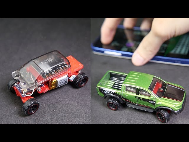 Full convert 1/64 Ford Ranger Raptor to RC | The H Lab