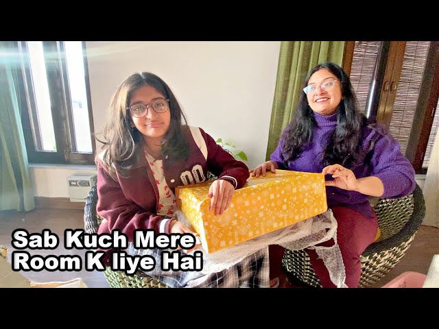 Sab Kuch Mere Room K liye Hai | Decor Item Unboxing | MyMissAnand Family Vlog