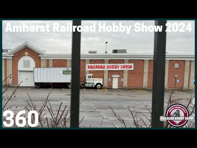 Amherst Railroad Hobby Show from the Sheraton Hotel to the Better Living Center | Walk in 360