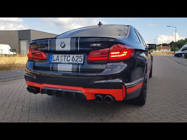 BMW M5 F90 with Akrapovic Exhaust LOUD Revs & SOUNDS!