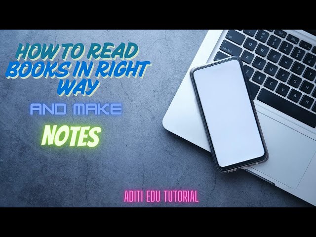 How to Read Book and Make Notes