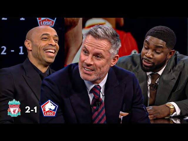 Liverpool vs Lille 2-1 🔥 Carragher, Henry and Richards Reaction and Analysis - Arne Slot 7/7 in UCL