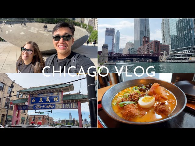 CHICAGO TRAVEL VLOG | eating & exploring the city!