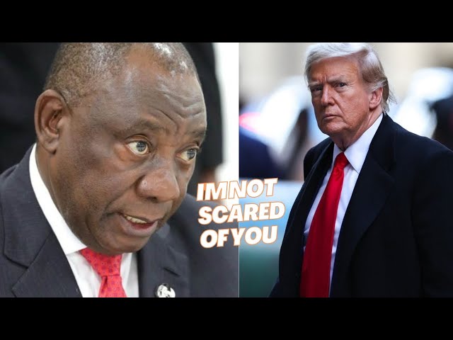 South African President hits back at Donald Trump | You need to see this