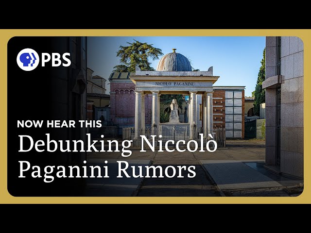 Niccolò Paganini Descendent Debunks Family Rumors | Now Hear This | Great Performances on PBS