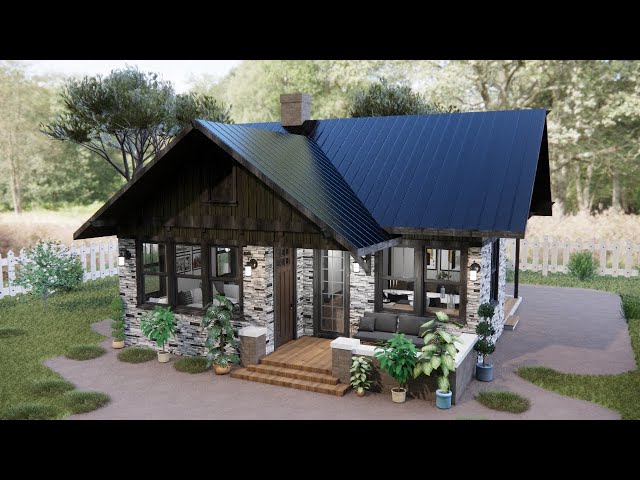 🌿 Cozy & Smart Small Home Design (8x13m | 28x44ft) – The Ultimate Retreat!