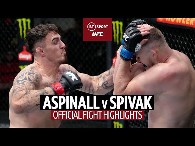 Tom Aspinall v Sergei Spivac | Another first-round finish! | UFC Full Fight replay