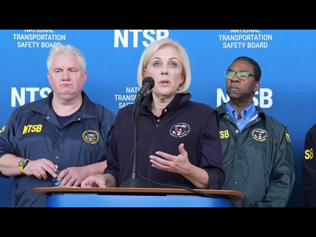 NTSB full update on American Airlines plane crash in Washington, D.C.