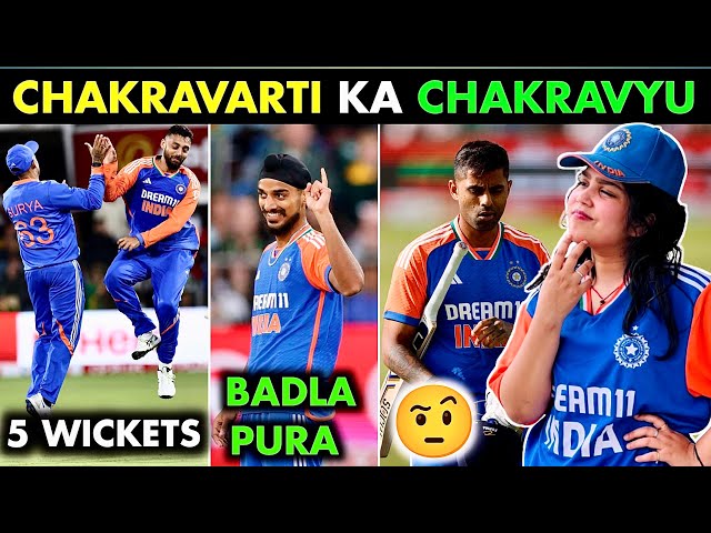 Varun Chakravarti 5 Wickets😱| IND vs SA 2nd T20 LIVE 🤩| hardik Pandya batting | 2nd T20 highlights 😍